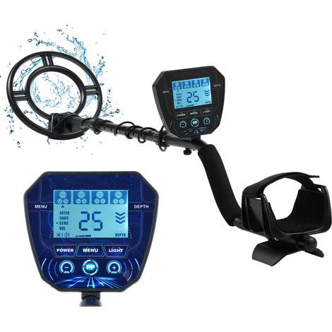 Metal Detector for Adults and Children, Professional Metal Detector with Adjustable Stem, LCD Screen, Pinpoint, Disc & All Metal 3 Modes (1/5)