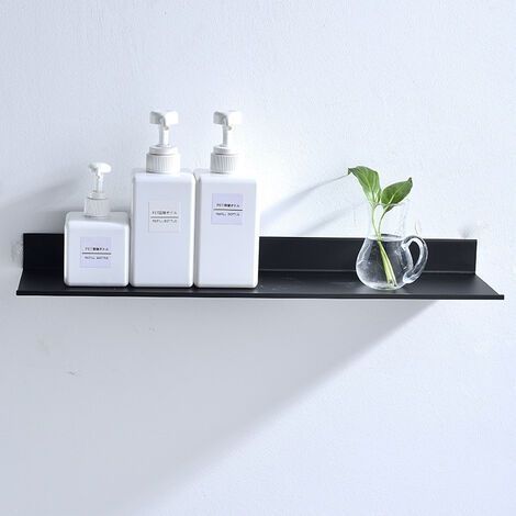 Etagère Douche,Étagères de Rangement Panier de Douche, Étagère de stockage d'assaisonnement,Étagères Murales Sans Trous,Étagères Sans Trous, de Bain/Cuisine (1/4)