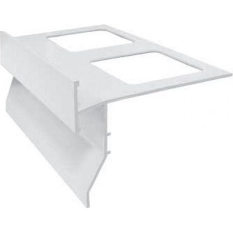 Gocciolatoio Per Balconi Pvc Mm 85X2,6 M Bianco