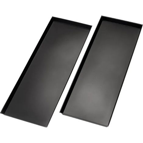 Bac à déjection - lot de 2 pour poulailler plastique recyclé 5 à 9 poules (1/2)