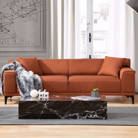 3-Sitzer-Sofa Petra Orange (1/5)