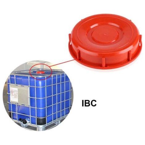 Tappo per serbatoio IBC, coperchio per serbatoio acqua liquida IBC da 1000 litri con valvola, serbatoio acqua piovana, contenitore (tipo B) A
