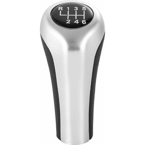 Pommeau de levier de vitesse compatible pour E34 E36 E38 E39 E46 E53 E60 E61 E63 E64 E81 E83 E84 E87 E90 E91 E92 E93 F20 F30 M1 M2 M3 M4 M5 1 Série 3 Série 5 Série X1 X3 X5 X6 (6 vitesses) (1/5)