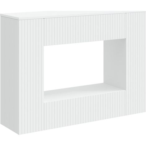 Mesa Consola Rayado 101 x 29 x 74 cm Madera de ingeniería vidaXL