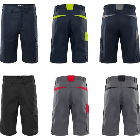 Kurze Arbeitshose Fristads Green 2932 GWM - 44 (EU) - Blau/Gelb