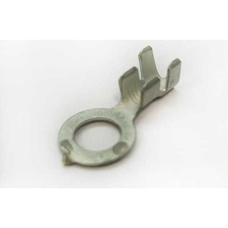 Terminale ad occhiello Foro 8,2 sezione 3-6 ottone stagnato