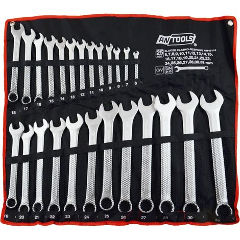 Set chiavi miste awtools Kit cromato 6 a 32 mm