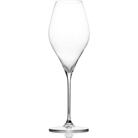 Juego de 4 copas de vino blanco Swan de 400 ml, transparentes, Duka