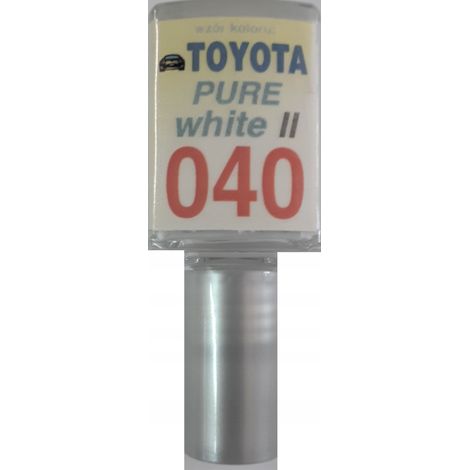 Réparation des rayures de peinture blanche pure Toyota 040, 10 ml, arasystem (1/5)