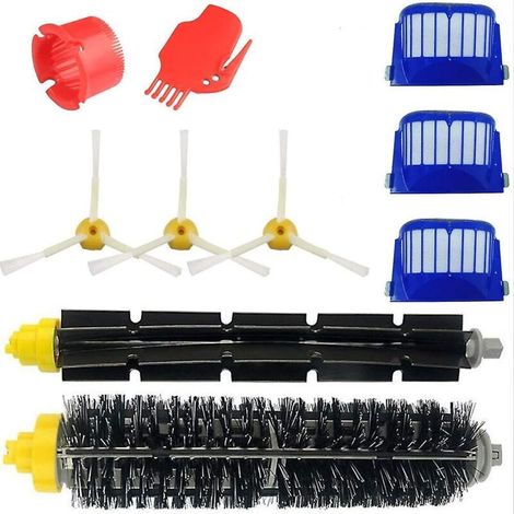 iRobot Roomba 600 Serie Wartungsset mit Bürsten und Filtern für die Modelle 600, 605, 610, 615, 616, 620, 621, 625, 630, 631, 632, 650, 651 und 660 – Ersatzteile und Zubehör (1/5)