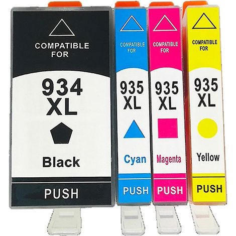 Cartouche d'encre Smart Ink compatible pour imprimantes HP 934xl, 935xl, 934 XL et 935 (1/5)