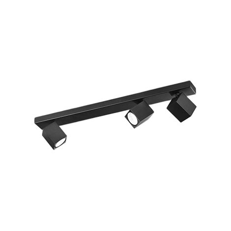 Applique Led Carrée Noire Orientable Oddy 3Xgu10 Perenz (1/2)