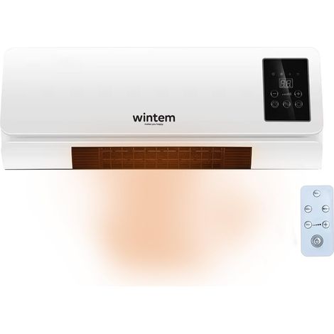 Avilia Termoconvettore Elettrico da Parete con Comodo Telecomando e Display LED Intuitivo 2000W - Alette Oscillanti per una Distribuzione Uniforme del Calore e Timer Fino a 6 Ore (1/5)