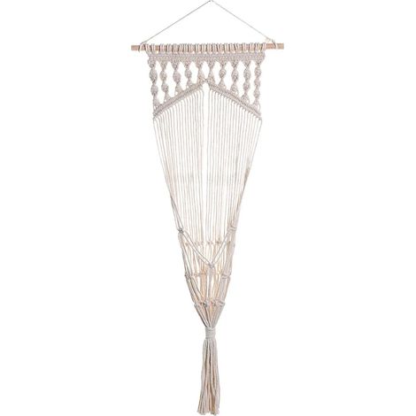 Suspension pour plante en macram chic 25x66cm tapisserie (1/5)