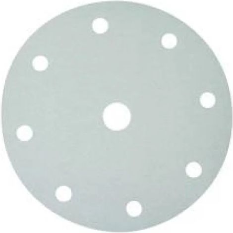 Disco abrasivo White  8+1 fori per levigatrice 150 mm - 50pz - 60