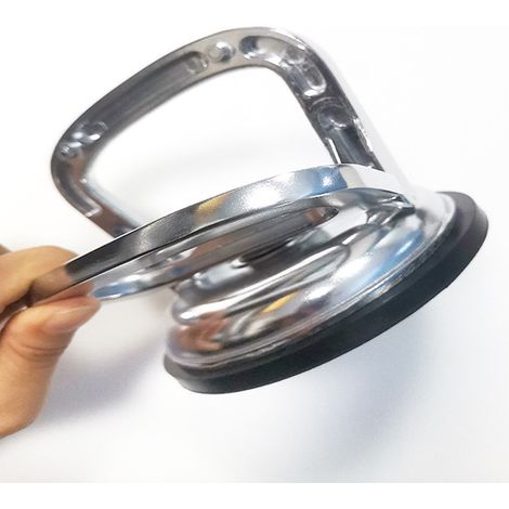 Pince à ventouse 80KG pour verre et céramique, lève-plaque en aluminium, ventouse de levage mono mâchoire, outil de manutention (1/5)