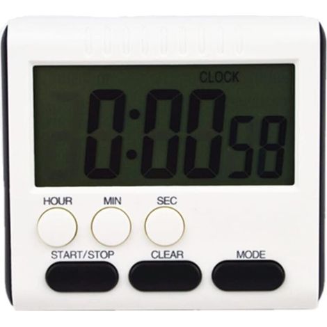 UlisemMini Digital Timer, 24-Stunden-Format, Countdown und Stoppuhr, für Küche, Sport, Studium, Meetings (1/3)
