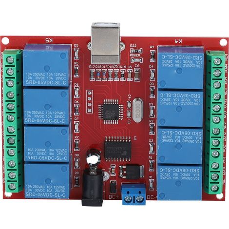 8-Kanal 5V USB Smart Control Relaismodul für Computer – Treiber nicht erforderlich (1/5)