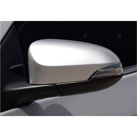 Ajustement pour Toyota Yaris 2012 2013 2014 2015 2016 2017 2018 2019 rétroviseur extérieur couvercle aile porte rétroviseur latéral coque capuchon boîtier,argent côté droit (1/5)