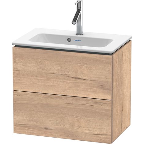 Duravit L-Cube bâti-support lavabo suspendu, Compact, 2 tiroirs,