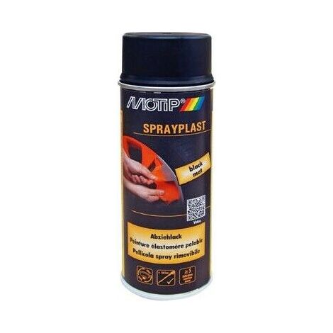 spraydose schwarz matt elastomer abziehbar motip sprayplast (1/5)