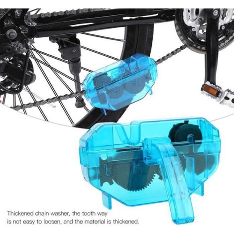 Nettoyeur De Chaine De Velos - ABS - Nettoyage Tridimensionnel - Pour VTT Et Vélos Urbains - 1 Pièce (1/4)