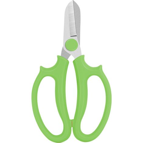 Ciseaux De Jardinage - Lame En Acier Inoxydable - Pour Taille De Plantes Et Récolte De Fruits - 1 Pièce (1/5)