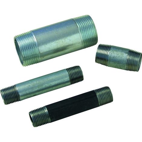 Mamelon Galva 20x27 500mm Raccord Galvanisé Fileté Long - Générique