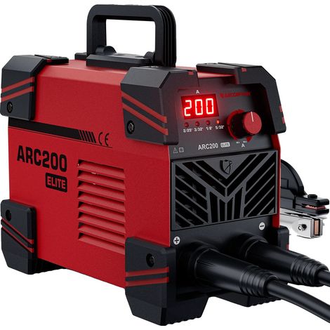 Máquina de soldadura por arco, salida de 200 A, diseño robusto, enchufe europeo de 220 V-240 V. (1/5)