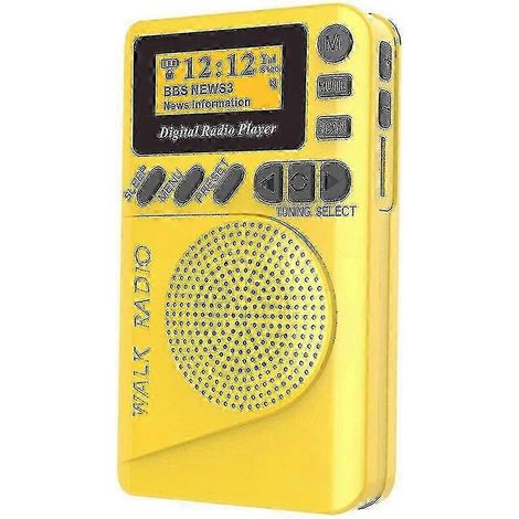 Radio numérique portable DAB+ avec lecteur MP3, radio FM et écran LCD Appareil audio compact (1/4)