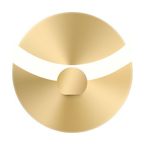 Applique Murale Intérieur LED Or Rond Chevet Mur 19cm Chambre Applique Murale, pour Salon, Couloir, 10W (1/4)
