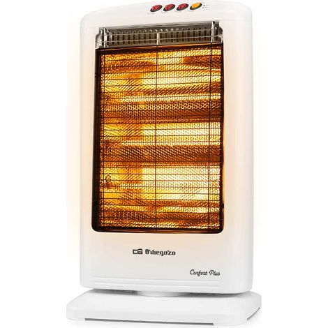 Estufa Eléctrica Cristal de cuarzo 1200W Colocación Suelo ORBEGOZ (1/10)