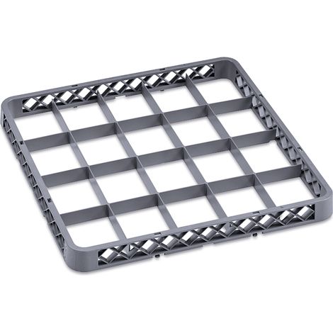 Élément d'extension 20 compartiments pour 9860020 polypropylène DISH RACK 98 - Was Germany