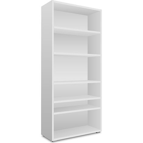 Etagère 85 cm 6 niches blanc (1/5)