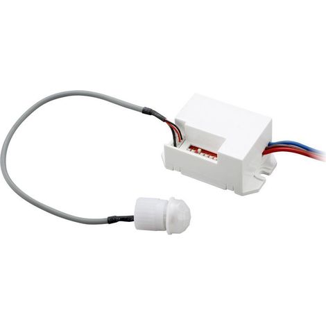 Arum Lighting – Détecteur de mouvement encastrable infrarouge IP65 – Portée réglable 3 à 6m – Angle de détection 360° – Alimentation 220-240V/AC