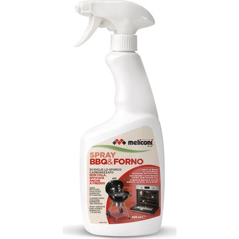 Spray de nettoyage meliconi four et barbecue formule professionnelle mousse froide (1/3)