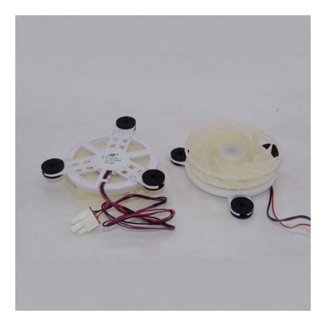 Moteur de ventilateur de refroidissement d'évaporateur de réfrigérateur RMT62543 ZWF-30-3 DC12V 2,5W