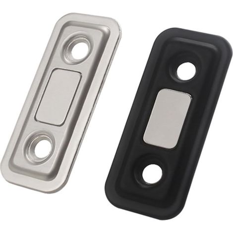 Verrou invisible pour armoire, avec vis et adhésif, fermeture (1/5)