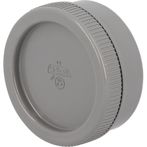 Nicoll – Bouchon PVC dégorgement à coller – Pour trappe de visite – Fixation par collage – Dimensions M 110 – Usage professionnel