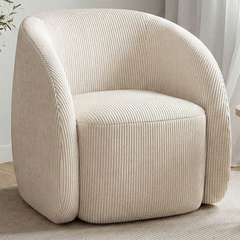 CORI sillón de pana beige (1/5)