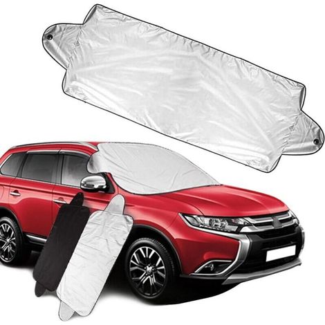 Pare Soleil Voiture Pare Brise Avant, Portable Couverture Pare-Brise de Voiture, Repliable Anti UV Pare-Soleil Voiture Intérieur, pour la Plupart des Pare Soleil Voiture Pare Brise (1/4)