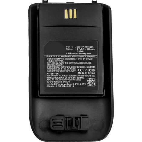 CoreParts 2,96 Wh Li-Ionen-Akku (3,7 V, 800 mAh) für Ascom Schnurlostelefone, Mitel D63, DECT 3735, DH7, 5614, MBXCP-BA248