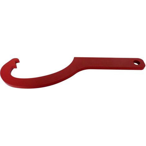 Clé Tricoise en acier renforcé revêtue Epoxy rouge pour raccord pompier DN65 à DN150