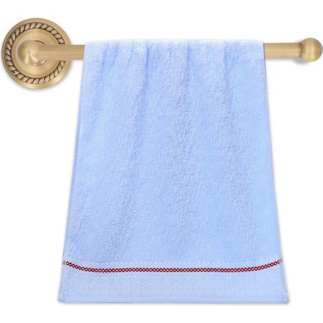 Porte-serviettes mural vintage en cuivre pour salle de bain (1/5)