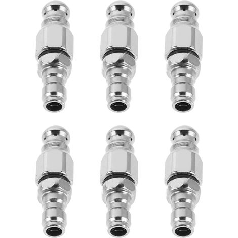 Set mit 6 1/4"-Hochdruck-Rotationsdüsen für Hochdruckreiniger – Schnellanschluss-Düsen zum Abnehmen – Zur Reinigung von Rohren, Dachrinnen und Außenbereichen (1/5)