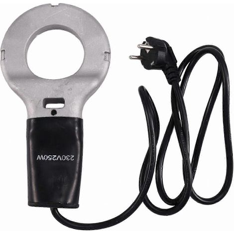 Dégivreur submersible 800W avec thermostat, chauffage durable en fonte d'aluminium, convient aux bassins et aux abreuvoirs à oiseaux. (1/5)