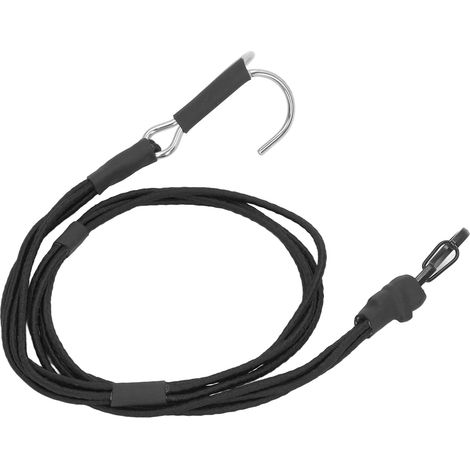 Corde élastique de treuil cinétique pour RC Crawler, sangle de remorquage de secours avec crochets pour voiture RC 1/10 1/8, noir (1/5)
