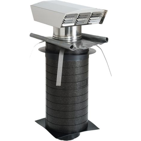 [JAMAIS UTILISE] Traversée de Toit Incliné pour Air Repris VIESSMANN pour Vitovent 300 Acier - 9562054 (1/5)