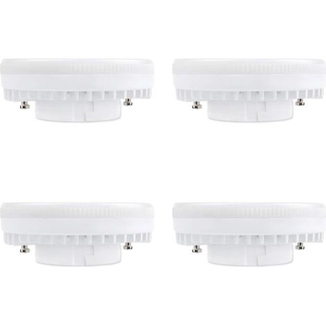 GX53 LED Bulb 9W Cool White 6000K 120° Equivalent to 15W-18W GX53 CFL Lamp 900LM Non-Dimmable LED Downlight for Kitchen Cabinet/Ceiling/Cabinet 4 Pack (1/5)