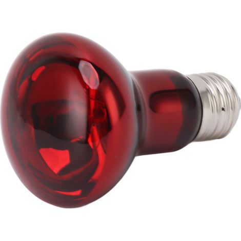 Ampoule chauffante UVA E27 pour reptiles, lampe chauffante jour/nuit pour dragons barbus, 220-240 V, rouge, 100 W (1/5)
